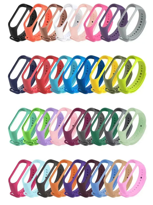 MiStyle™ Silicone Bands – Wrist Straps for Xiaomi Mi Band 3–7