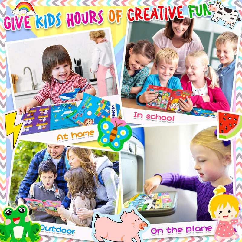 SmartStickers™ – Reusable Learning Sticker Set for Toddlers Ages 3–6