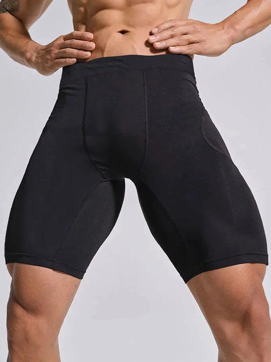 FlexCore™ Men's Compression Shorts – Gym, Running & Training Tights