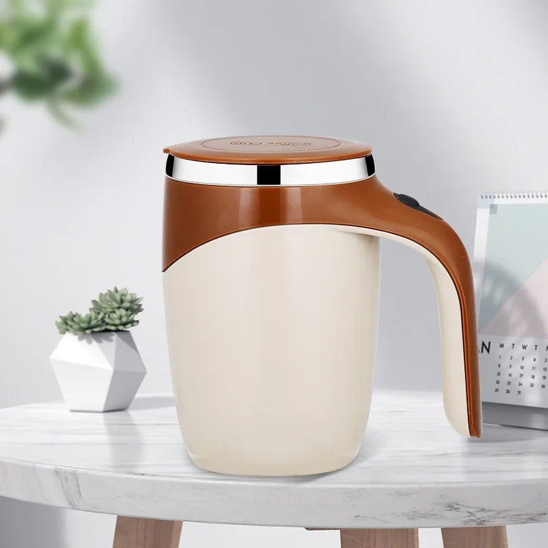 StirNova™ Magnetic Automatic Coffee Mug – Portable Self-Stirring Cup