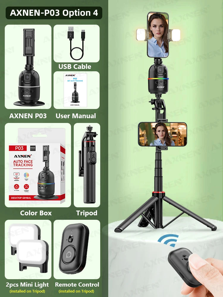 IntelliTwist™ – Auto-Rotate Face Tracking Stabilizer for Smartphones