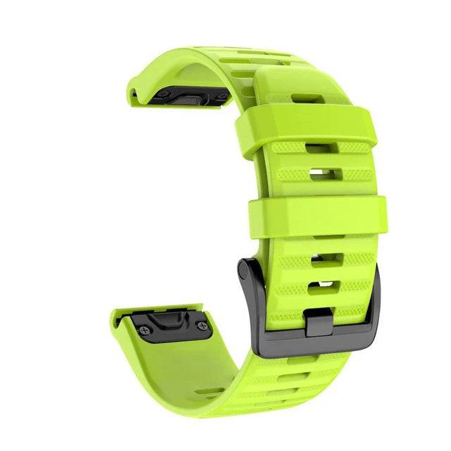 FenixFlex™ – Silicone Sport Band for Garmin Fenix & Epix Series (20–26mm)