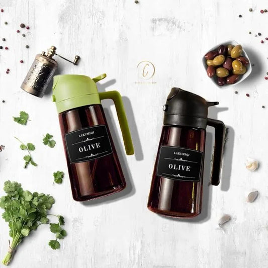 Kitchen Tools and - Leakproof 2-in-1 Olive Oil Bottle