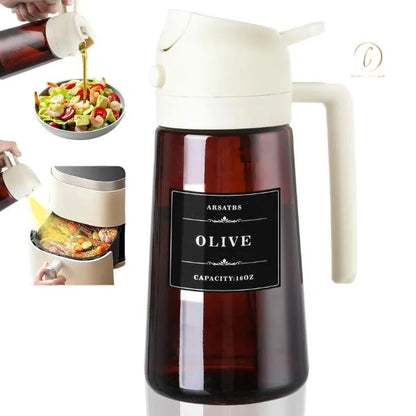 Kitchen Tools and - Leakproof 2-in-1 Olive Oil Bottle