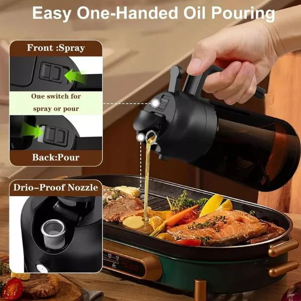 Kitchen Tools and - Leakproof 2-in-1 Olive Oil Bottle