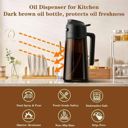 Kitchen Tools and - Leakproof 2-in-1 Olive Oil Bottle