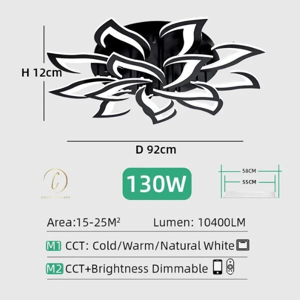 CEILING LIGHT IN LIVING ROOM