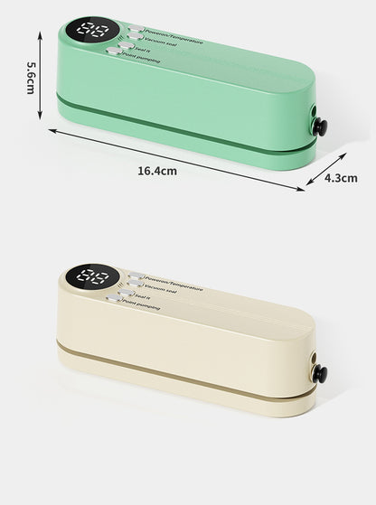 VacEase™ Mini Sealer – Cordless Food Saver & Plastic Bag Sealer