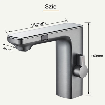AquaSense Pro™ – Touchless Bathroom Faucet with Smart Display