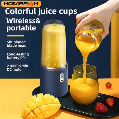 VitaMixr™ 2-Cup Portable Juicer – Multifunctional Rechargeable Juice Maker