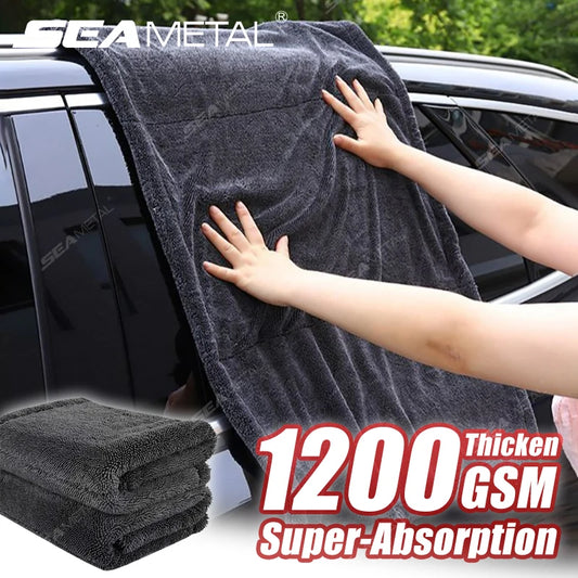 GigaDry™ – Super Absorbent 1200GSM Microfiber Towel for Car Care