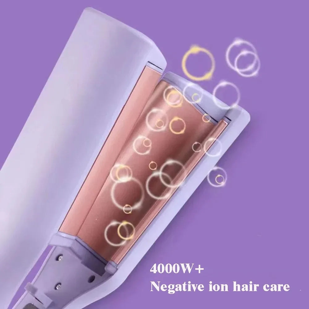 HeatFlow™ 32mm Ceramic Curling Wand – Quick Styling & Lasting Volume 💁‍♀️✨