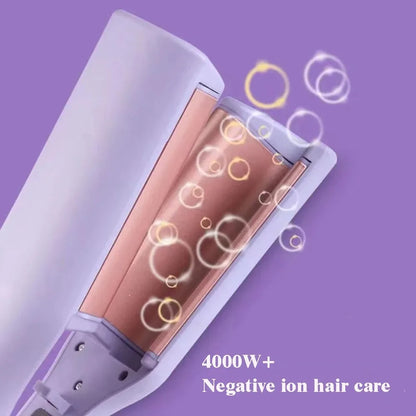 HeatFlow™ 32mm Ceramic Curling Wand – Quick Styling & Lasting Volume 💁‍♀️✨