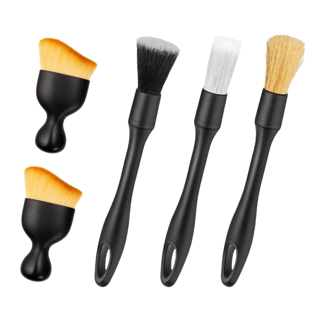 DetailMaster™ Pro Car Brush Set 🧼🚘 – 5-in-1 Auto Interior Cleaning Tools