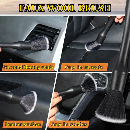 DetailMaster™ Pro Car Brush Set 🧼🚘 – 5-in-1 Auto Interior Cleaning Tools