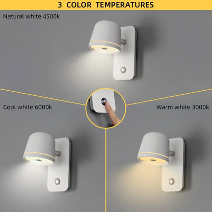 BrightEase™ ✨🔆 – Modern Touch-Control Wall Sconce with Adjustable LED Light & 3-CCT Settings