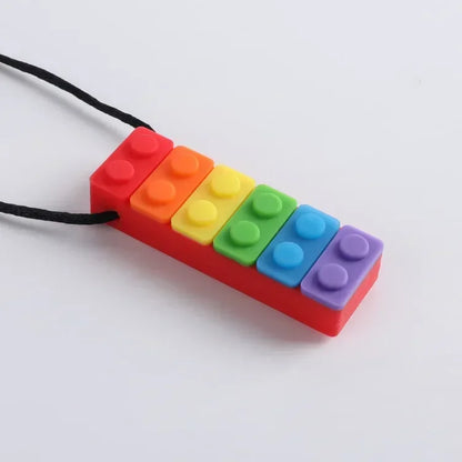 BiteEase™ 🌈🦷 – Autism-Friendly Silicone Chew Toy for Kids' Focus & Relief