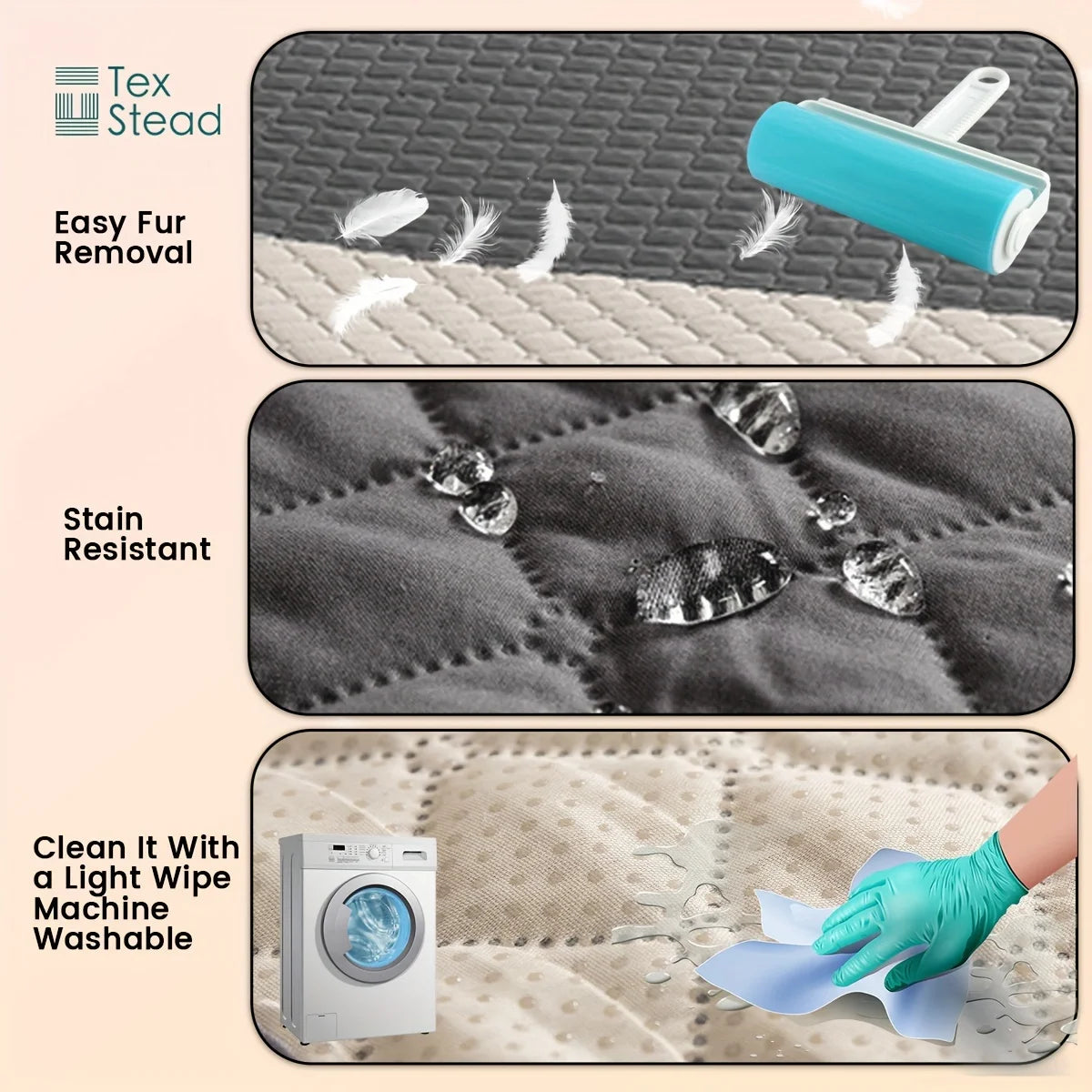 CleanPaws™ – Waterproof Dog Bed & Couch Protector Blanket