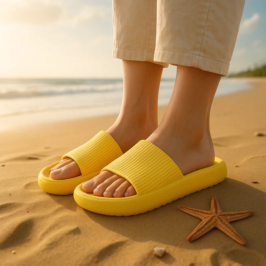☁️👣 CloudLift™ Comfort Slides – 4cm Thick Sole EVA Sandals for Summer Vibes