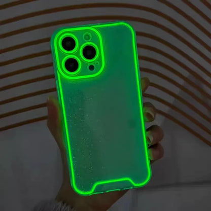 NeonNova™ – Glow-in-the-Dark Clear Case for iPhone with Camera Protection