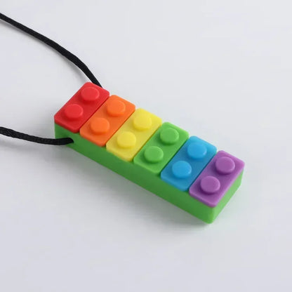 BiteEase™ 🌈🦷 – Autism-Friendly Silicone Chew Toy for Kids' Focus & Relief