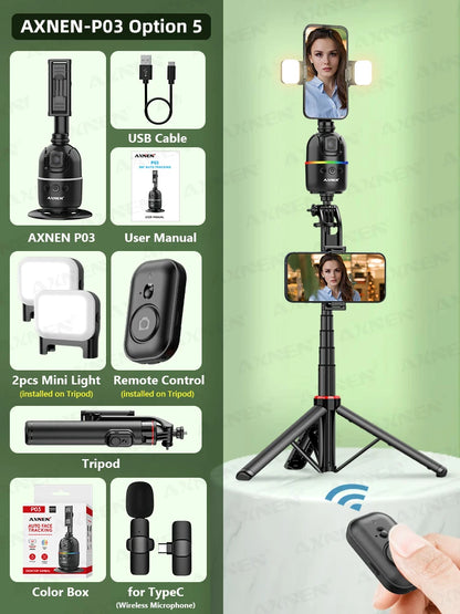 IntelliTwist™ – Auto-Rotate Face Tracking Stabilizer for Smartphones