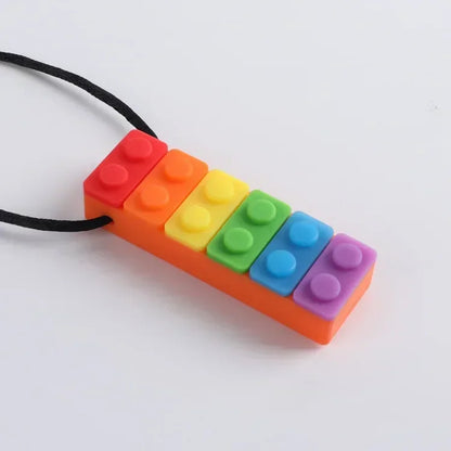 BiteEase™ 🌈🦷 – Autism-Friendly Silicone Chew Toy for Kids' Focus & Relief