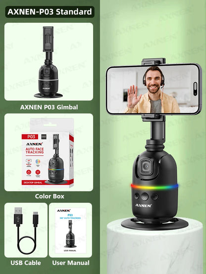 IntelliTwist™ – Auto-Rotate Face Tracking Stabilizer for Smartphones