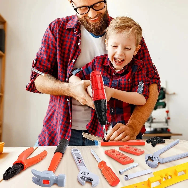 LittleFixer™ 🔧🔋 – Kids’ Electric Drill & Tool Set for Creative Play
