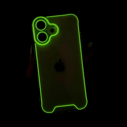 NeonNova™ – Glow-in-the-Dark Clear Case for iPhone with Camera Protection