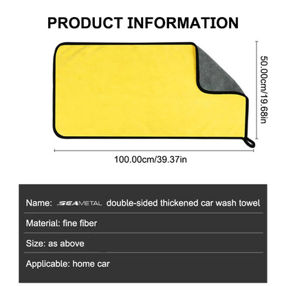 ShineMate™ – Ultra Absorbent Microfiber Towel for Auto Care