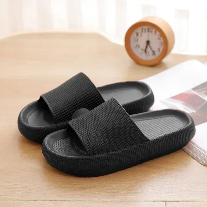 ☁️👣 CloudLift™ Comfort Slides – 4cm Thick Sole EVA Sandals for Summer Vibes