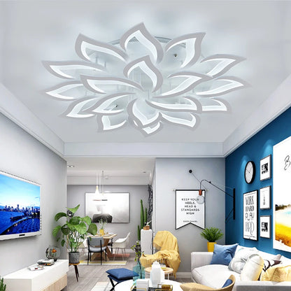 LumaGlow™ – Smart LED Ceiling Chandelier (Dimmable Pendant Light)