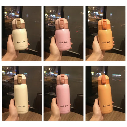 ThermiPop™ – Small Insulated Coffee Mug with One-Click Lid (200ml/350ml)