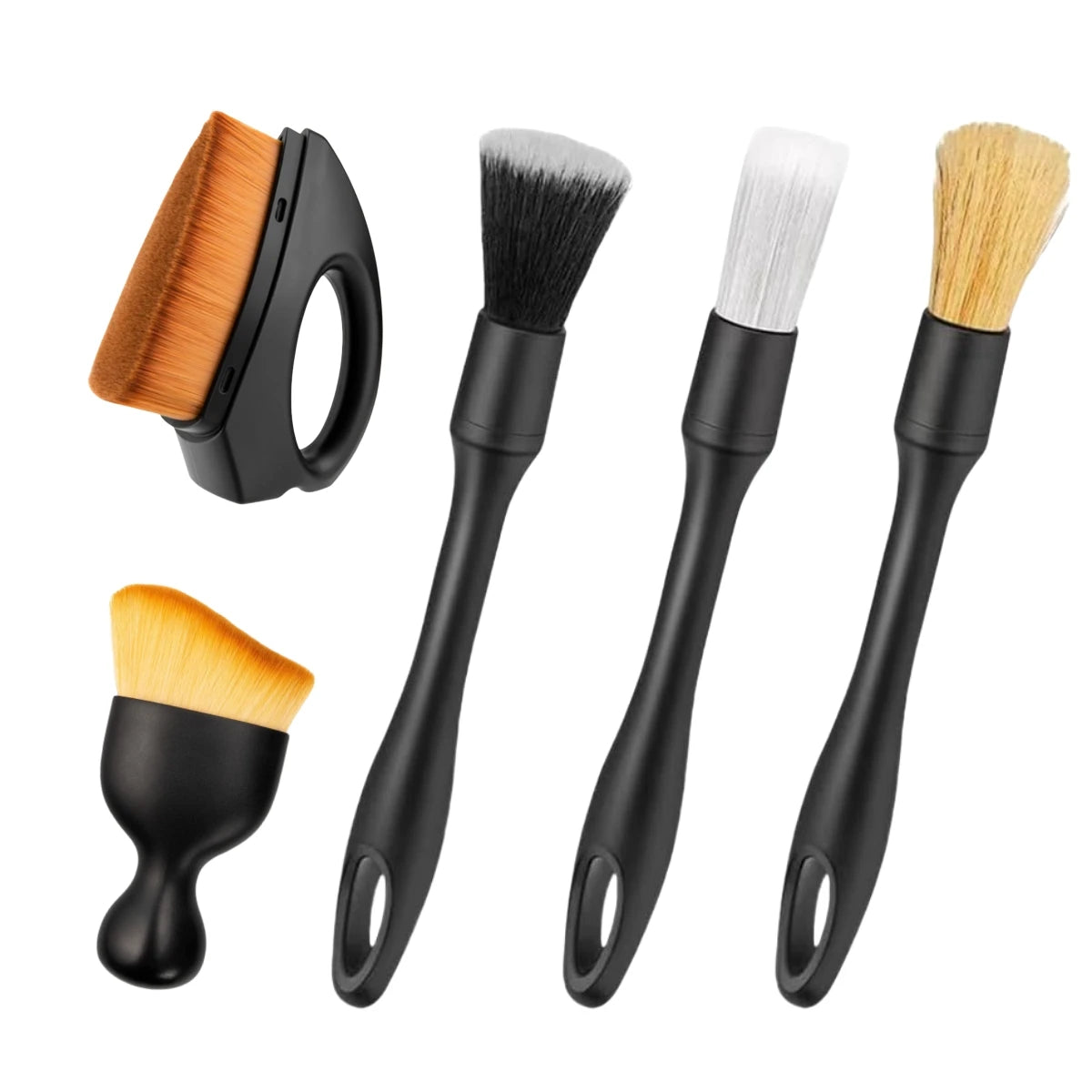DetailMaster™ Pro Car Brush Set 🧼🚘 – 5-in-1 Auto Interior Cleaning Tools