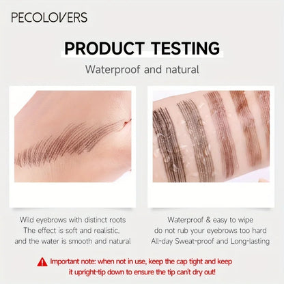 ✒️ BrowInk™ 4-Tip Tattoo Pen – Waterproof Eyebrow Definer for Natural-Looking Arches