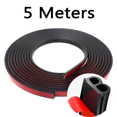 AutoEdge™ – Universal B-Shape Rubber Door Seal for Cars & SUVs