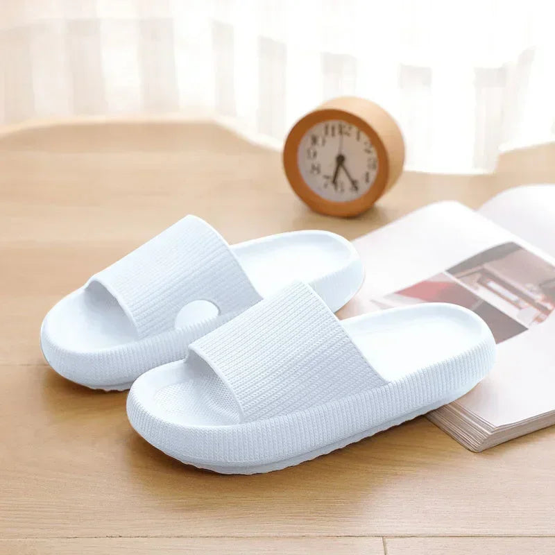 ☁️👣 CloudLift™ Comfort Slides – 4cm Thick Sole EVA Sandals for Summer Vibes