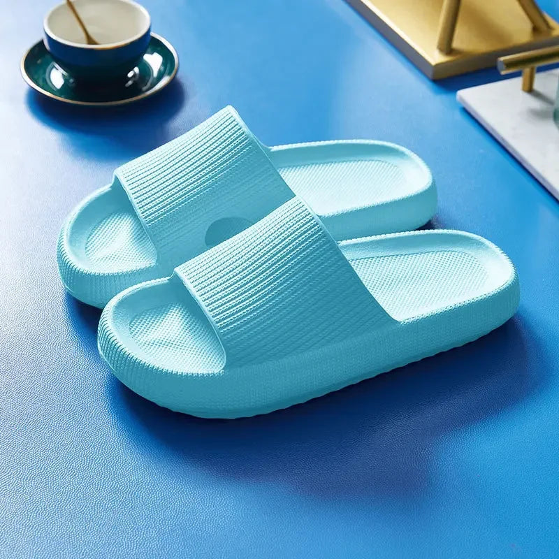 ☁️👣 CloudLift™ Comfort Slides – 4cm Thick Sole EVA Sandals for Summer Vibes