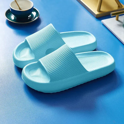 ☁️👣 CloudLift™ Comfort Slides – 4cm Thick Sole EVA Sandals for Summer Vibes