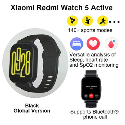 VitaSync™ – Redmi Smartwatch with LCD Display & Health Sensors