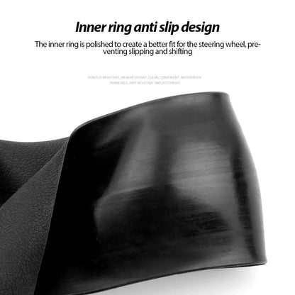 GripGuard™ – Silicone Steering Wheel Cover for Men & Women (Multi-Color)
