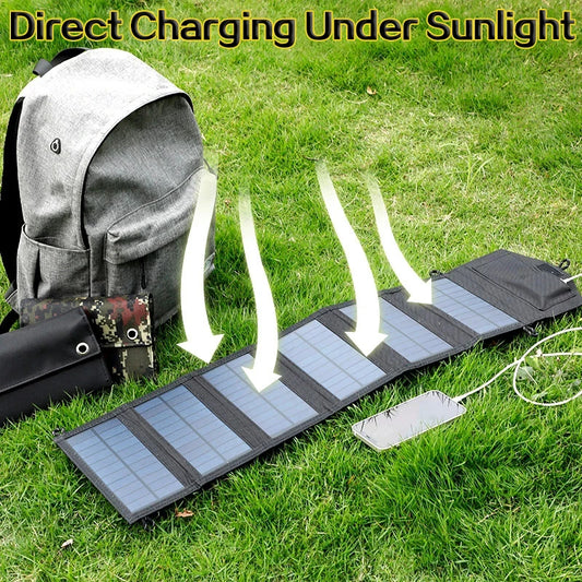 VoltVoyager™ – 800W Foldable Solar Panel Power Station with USB & DC Ports