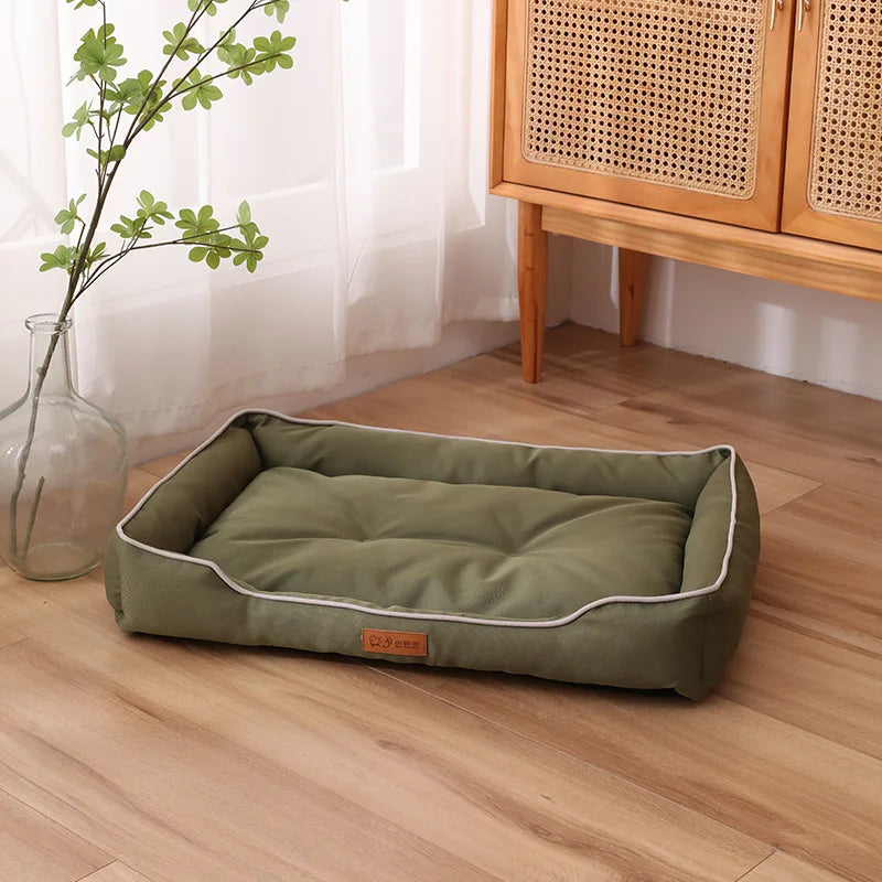 PawsShield™ – Waterproof Dog Bed for All Seasons (Anti-Bite + Thick Padding)