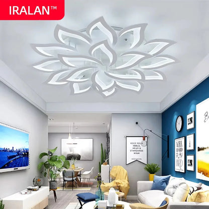 LumaGlow™ – Smart LED Ceiling Chandelier (Dimmable Pendant Light)