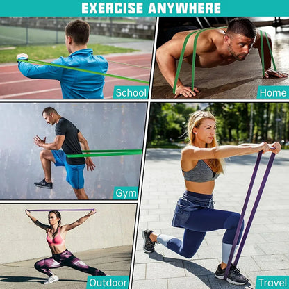 CoreTension™ – Latex Fitness Resistance Bands for Full-Body Training 🏋️