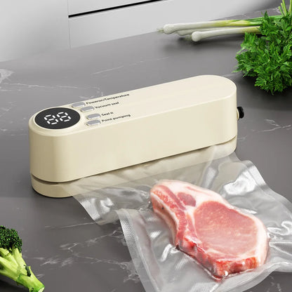VacEase™ Mini Sealer – Cordless Food Saver & Plastic Bag Sealer