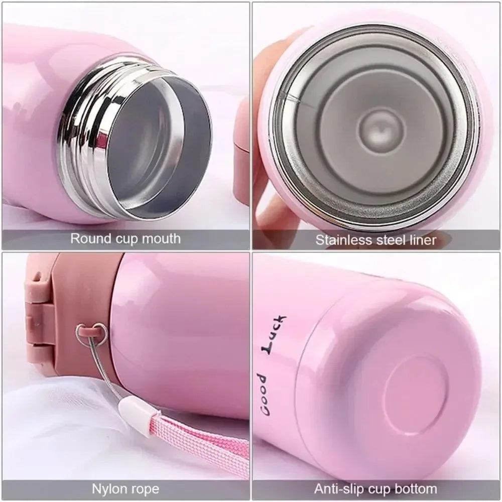 ThermiPop™ – Small Insulated Coffee Mug with One-Click Lid (200ml/350ml)