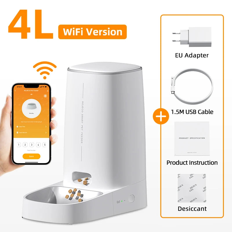 PawPortion™ – Auto Kibble Dispenser with Remote App Control