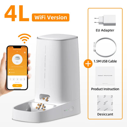 PawPortion™ – Auto Kibble Dispenser with Remote App Control